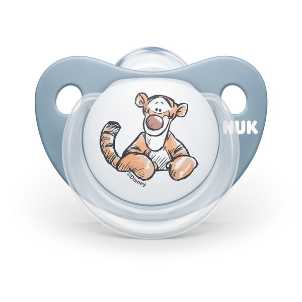 Продукт NUK DISNEY - биберон залъгалка силикон 0-6 мес. 1бр + кутийка за съхранение и стерилизация в микровълнова - 0 - BG Hlapeta